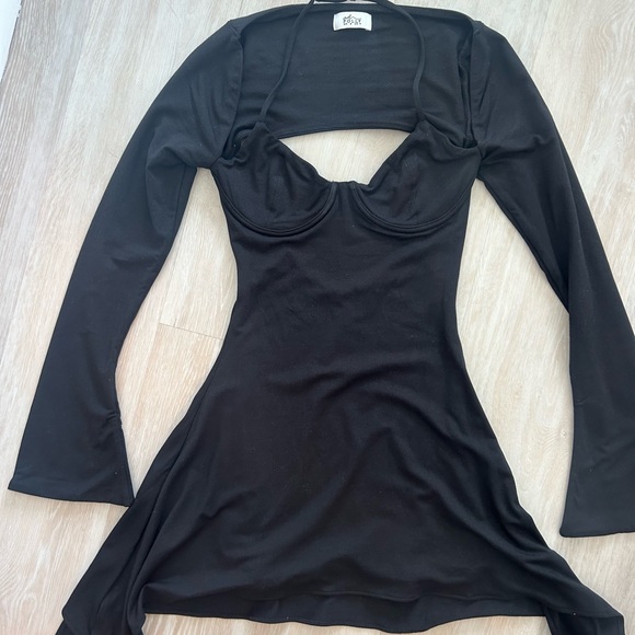 Oh Polly Black cutout dress - Picture 3 of 4